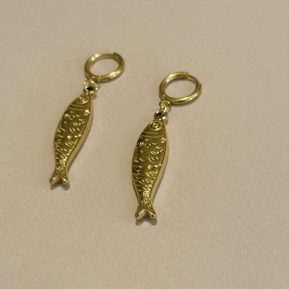 Fish Earrings #1606 - Picture 3 of 4